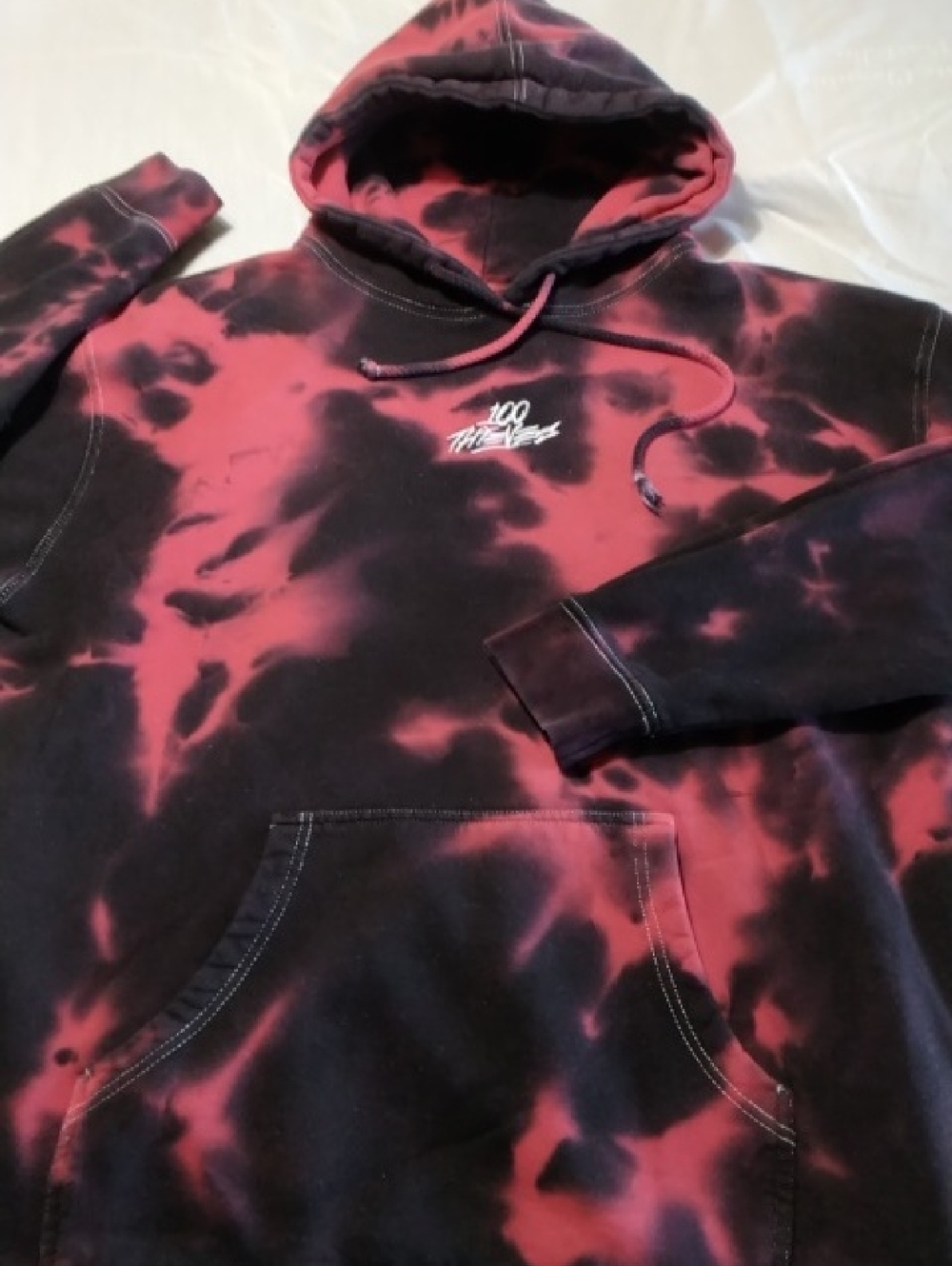 100 Thieves Tie-Dye Jam Hoodie , M , $59